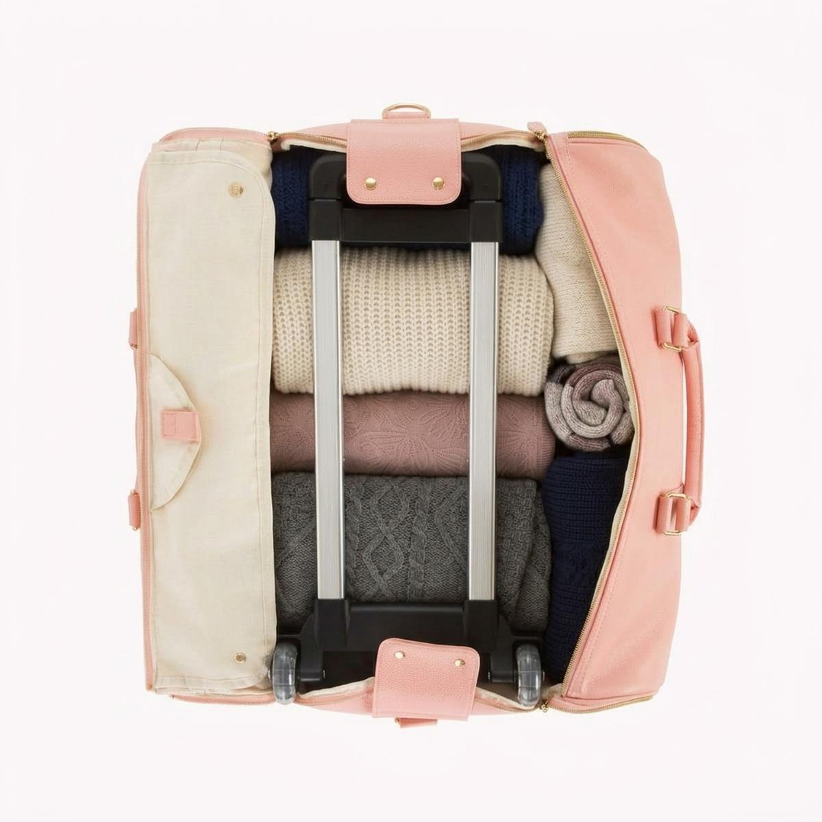 Ten days of clothes packed flat